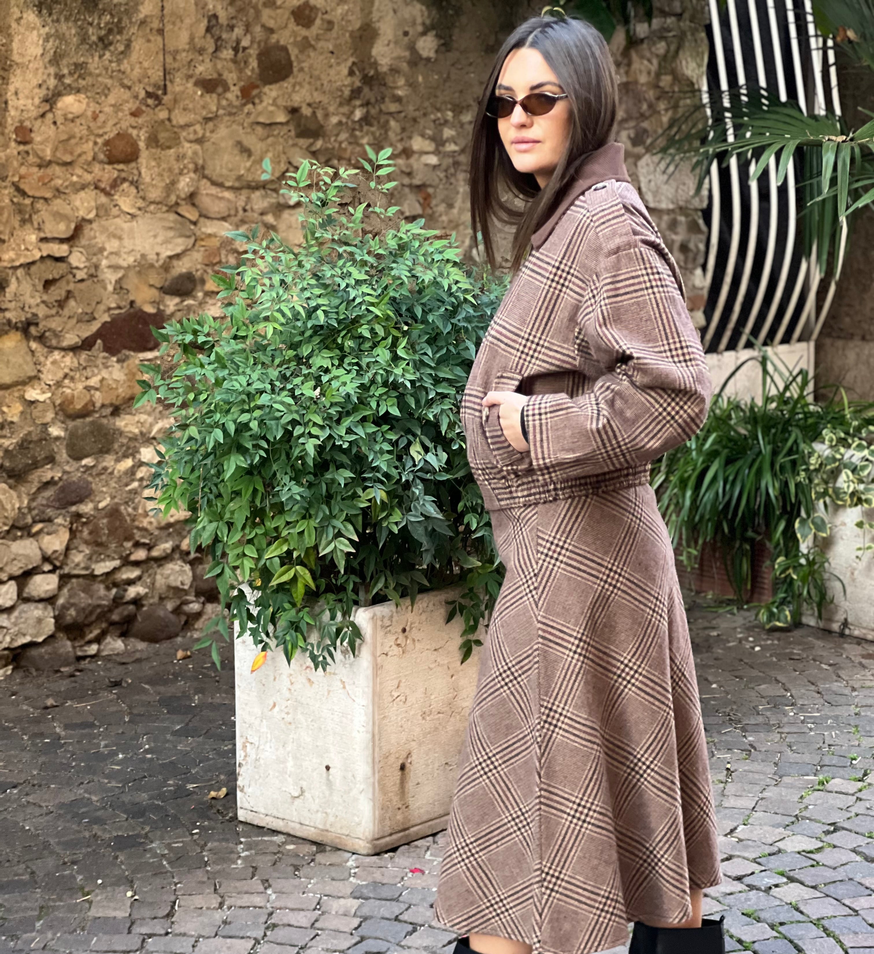 Giacca Tartan